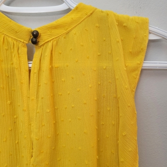 Anthropologie Maeve Lola Ruffle Swiss Dot Tank Top - Picture 8 of 9
